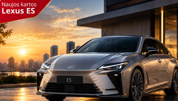 Naujos kartos „Lexus ES“ jau Lietuvoje